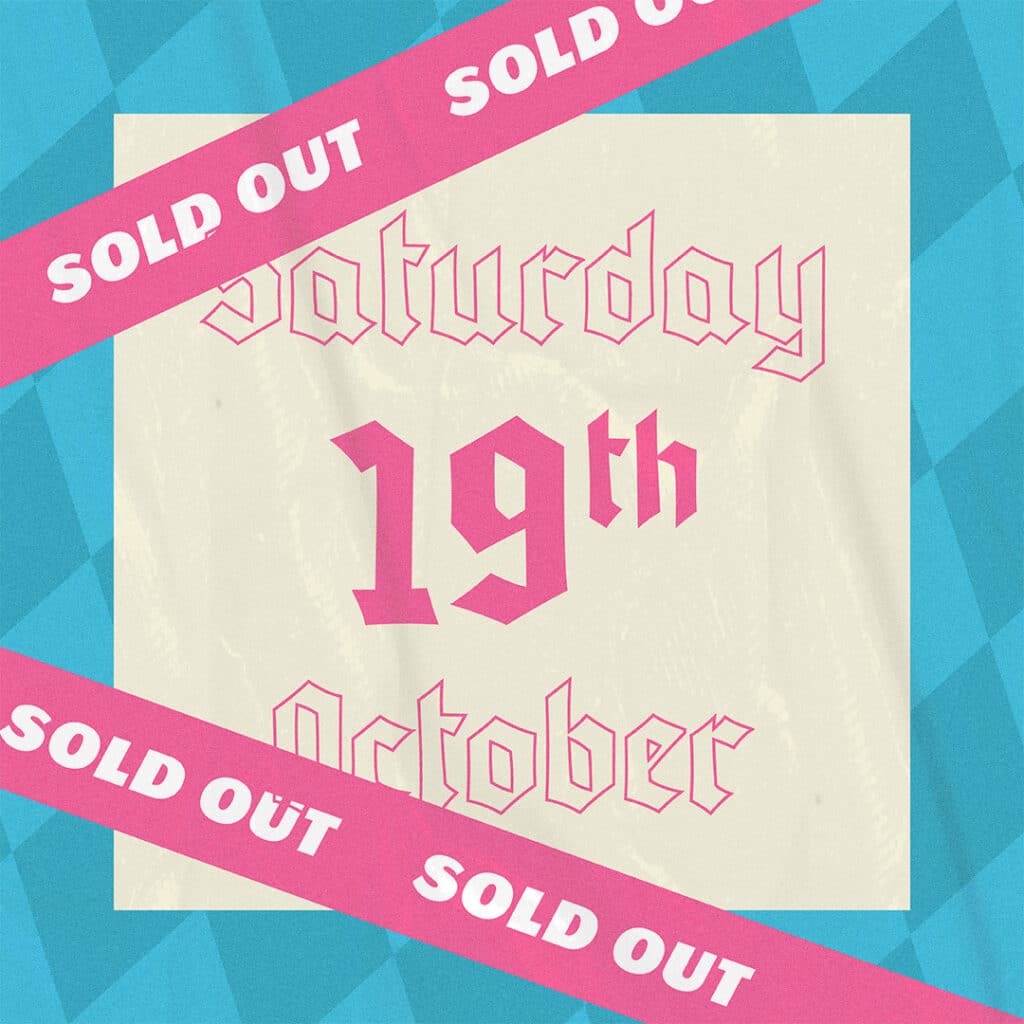 Sold out event on October 19th